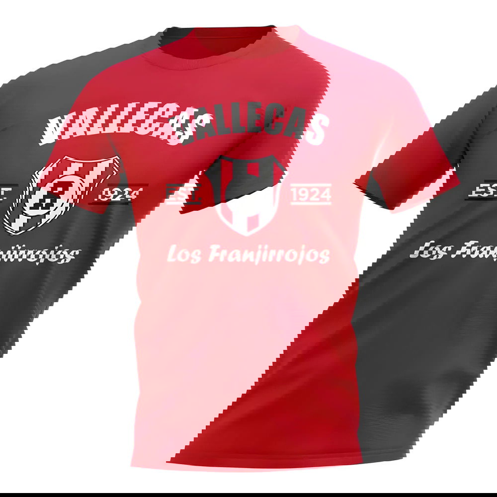 Rayo Vallecano Established Football T-Shirt (Red)