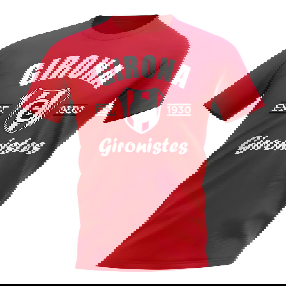Girona Established Football T-Shirt (Red)