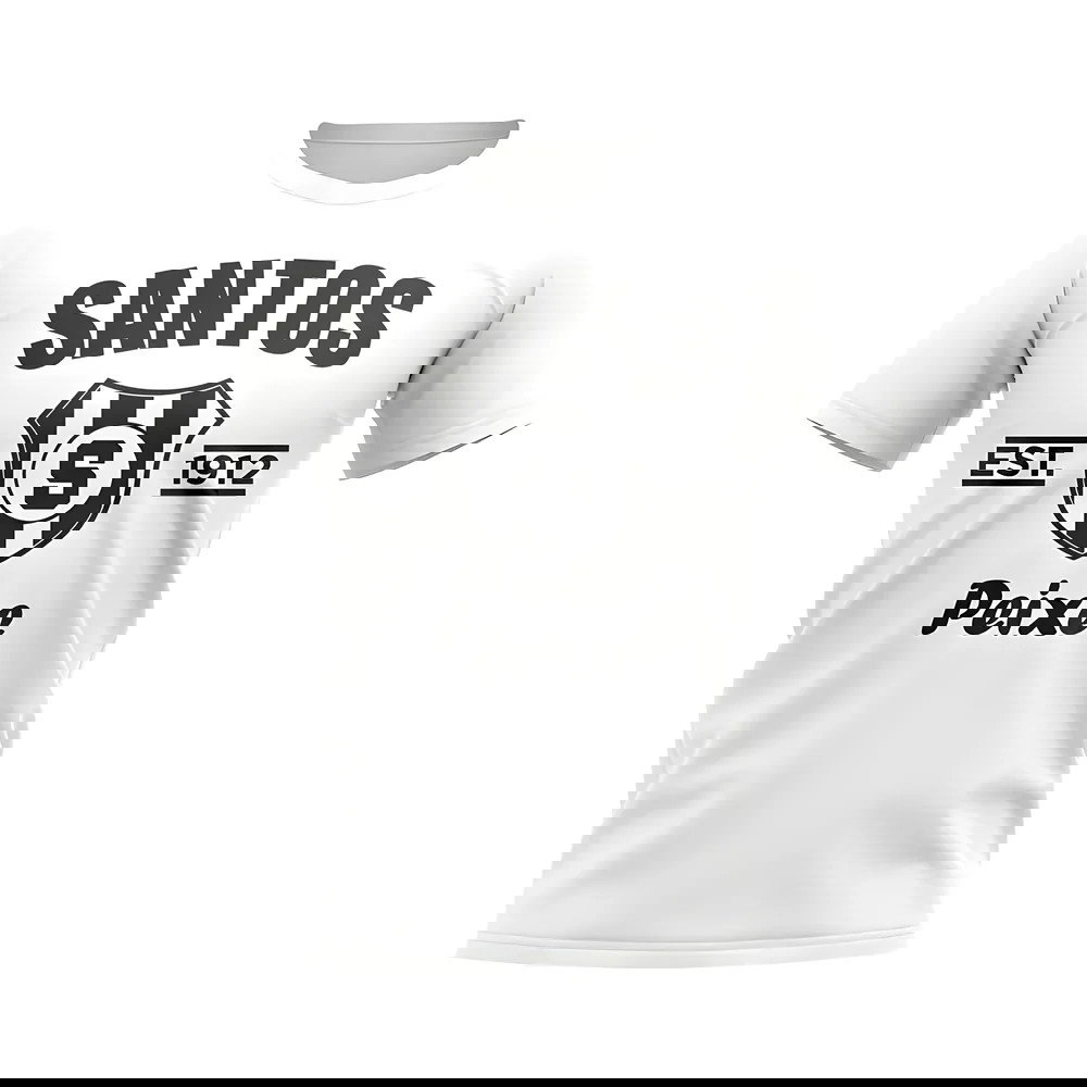 Santos Established Football T-Shirt (White)