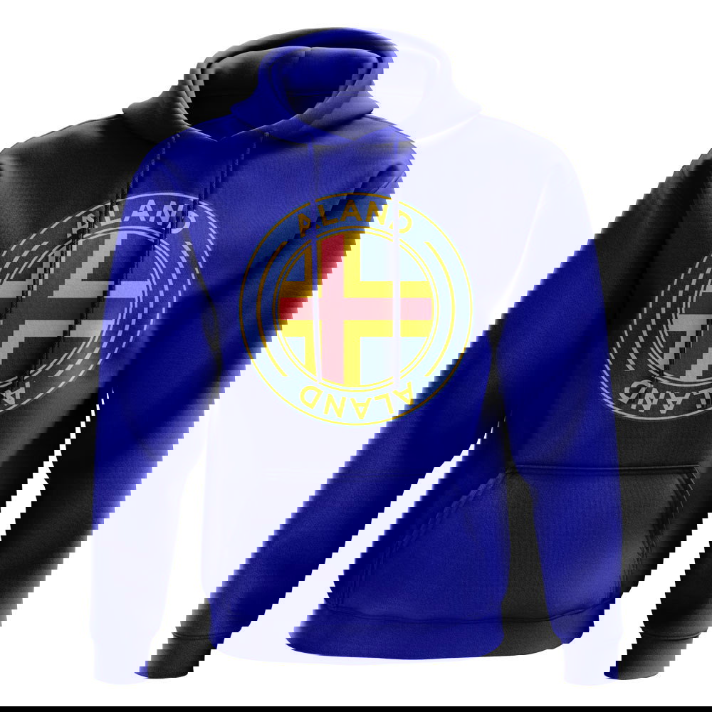 Aland Football Badge Hoodie (Blue)