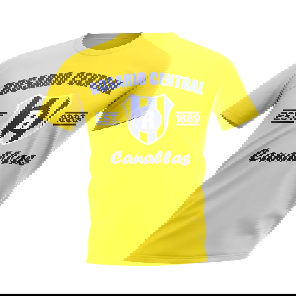 Rosario Central Established Football T-Shirt (Yellow)