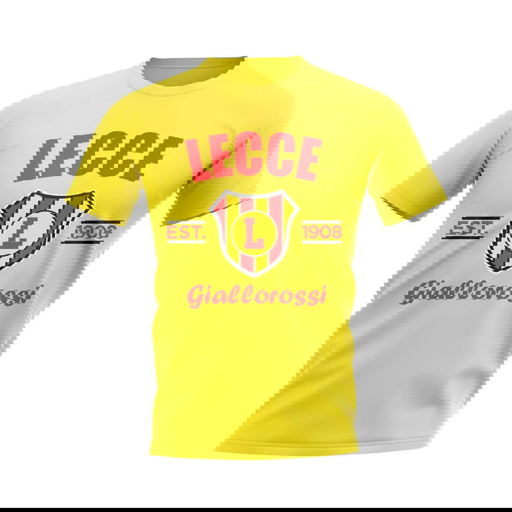Lecce Established Football T-Shirt (Yellow)