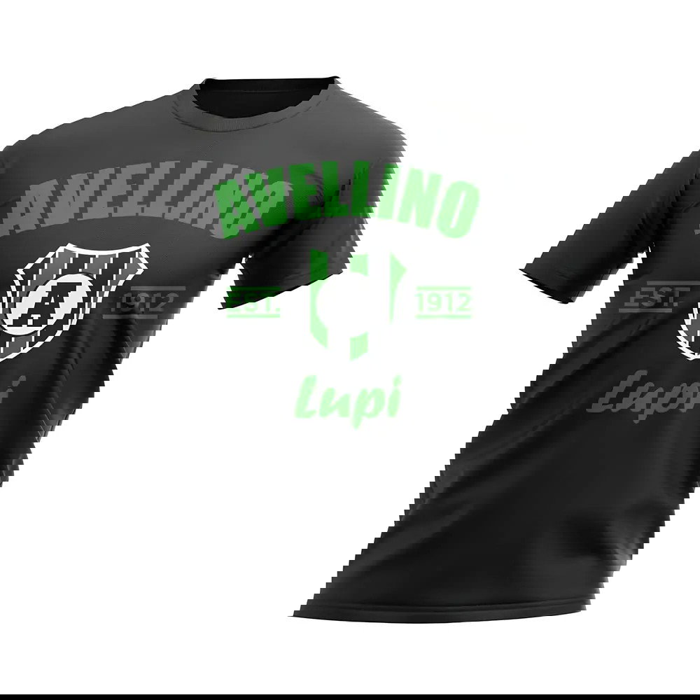 Avellino Established Football T-Shirt (Black)