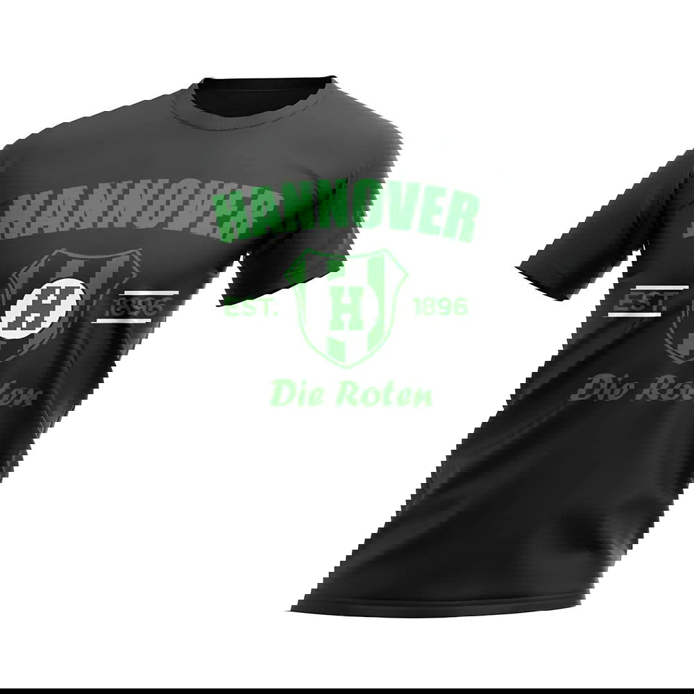 Hannover Established Football T-Shirt (Black)