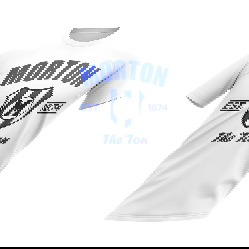 Greenock Morton Established Football T-Shirt (White)