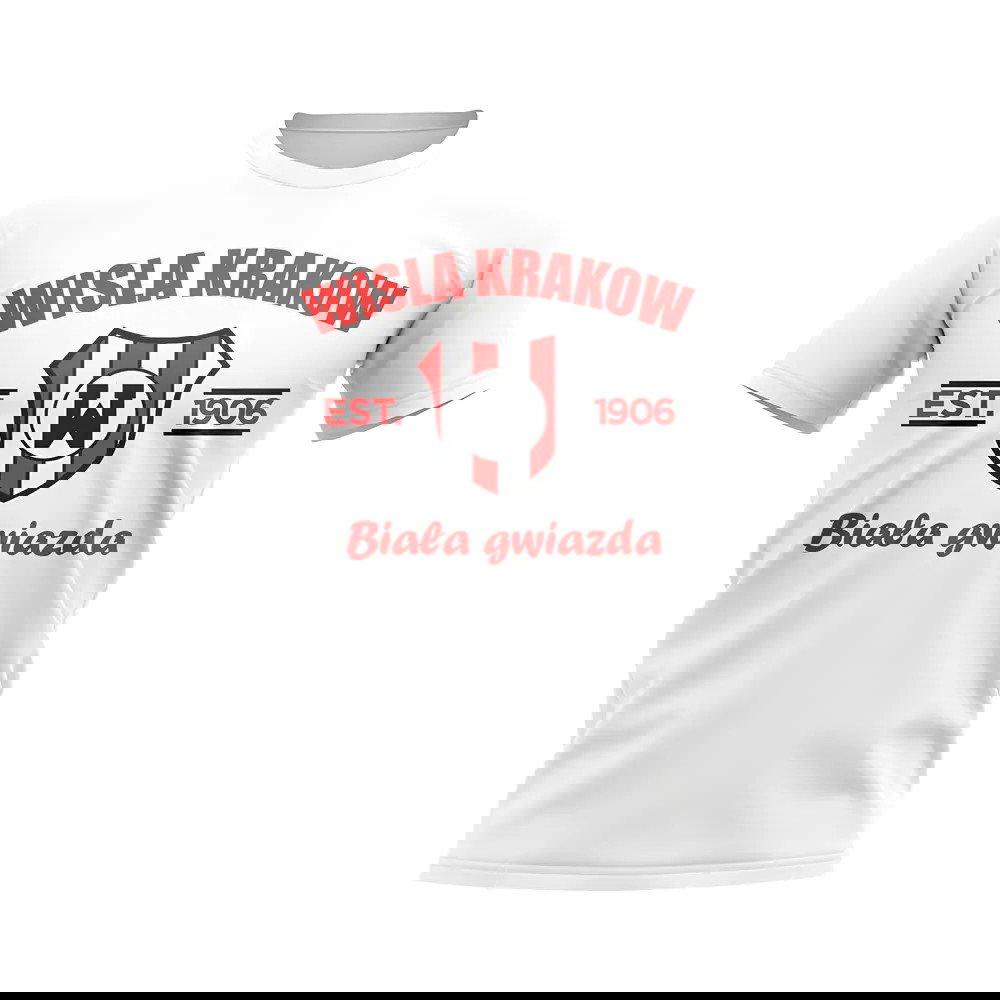 Wisla Krakow Established Football T-Shirt (White)