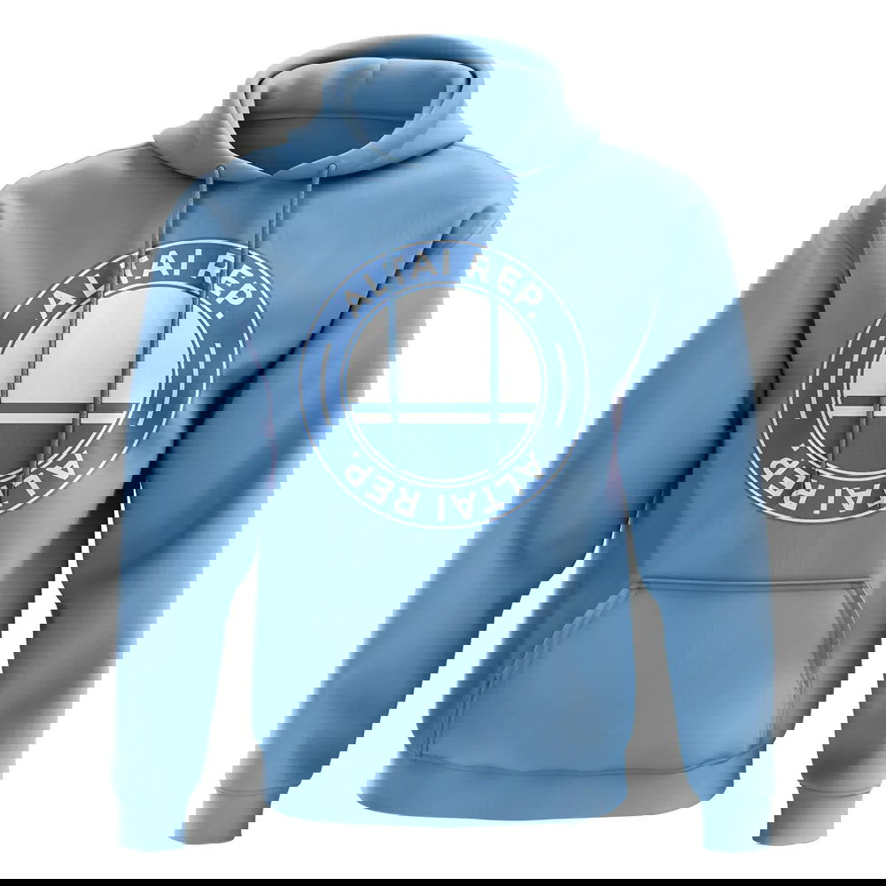 Altai Republic Football Badge Hoodie (Sky)