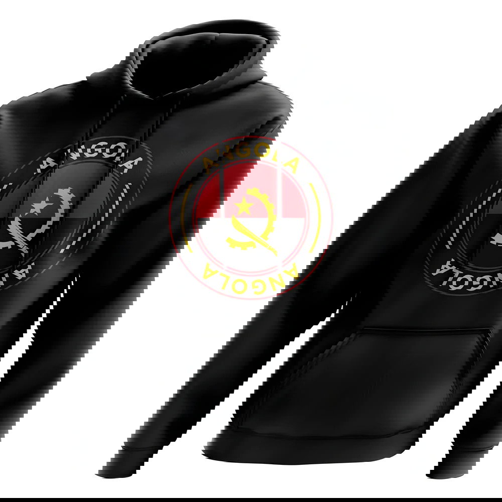 Angola Football Badge Hoodie (Black)