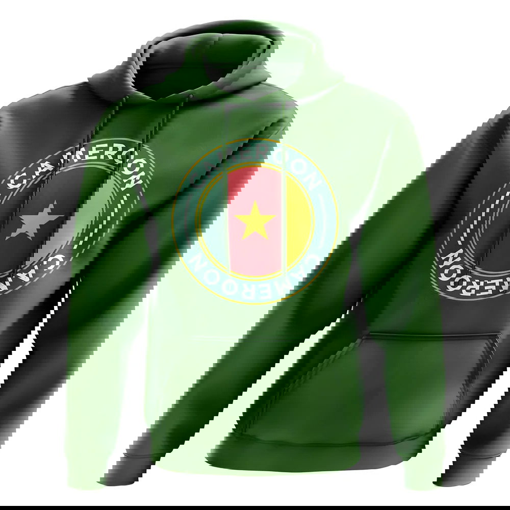 Cameroon Football Badge Hoodie (Green)