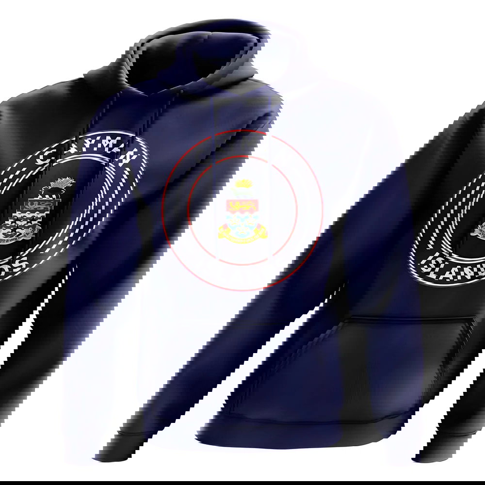 Cayman Islands Football Badge Hoodie (Navy)