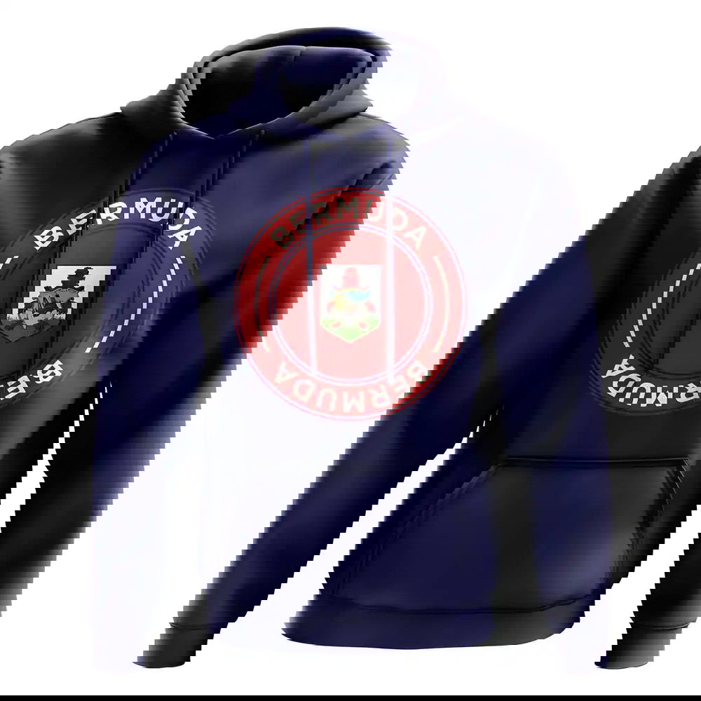 Bermuda Football Badge Hoodie (Navy)