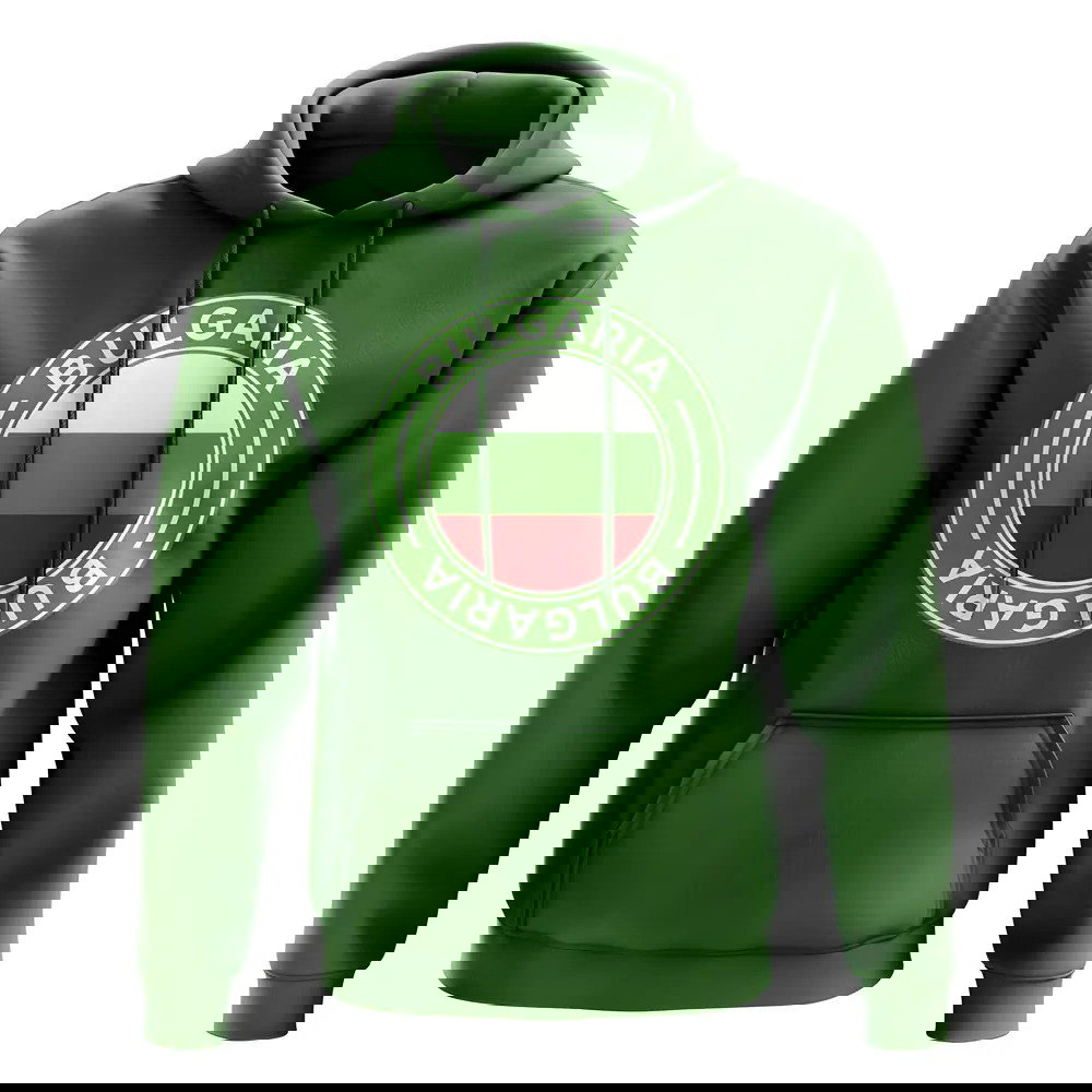 Bulgaria Football Badge Hoodie (Green)