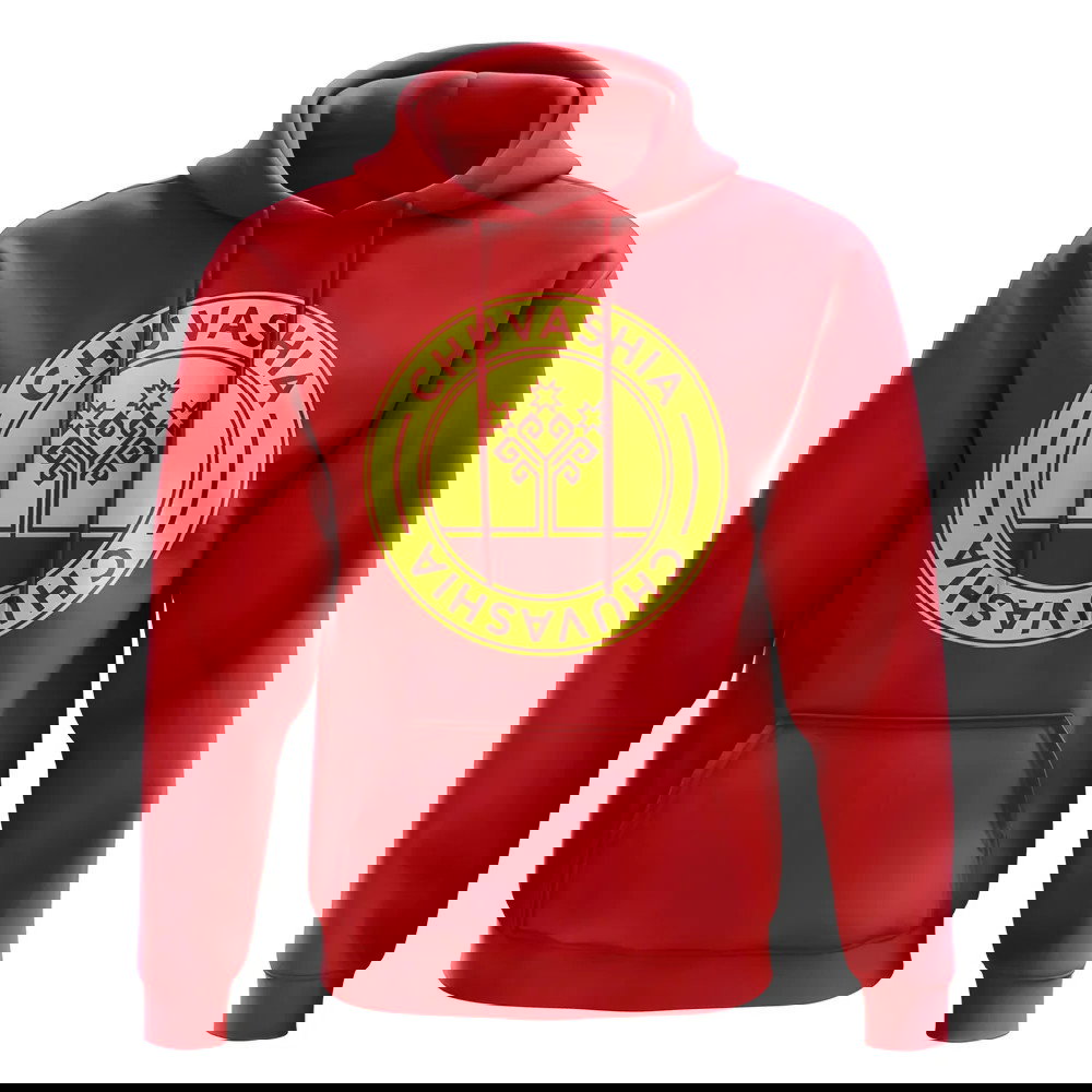 Chuvashia Football Badge Hoodie (Red)