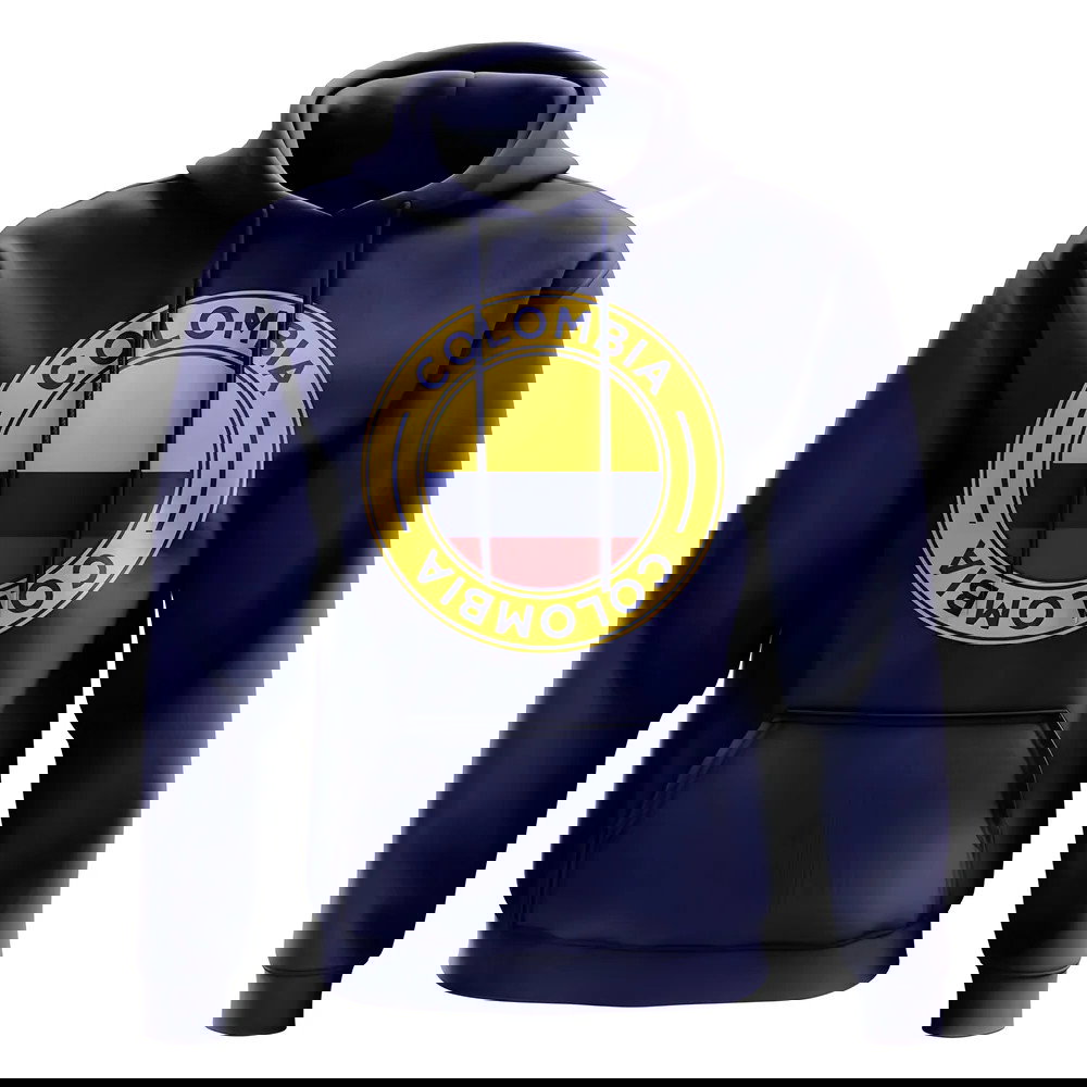 Colombia Football Badge Hoodie (Navy)