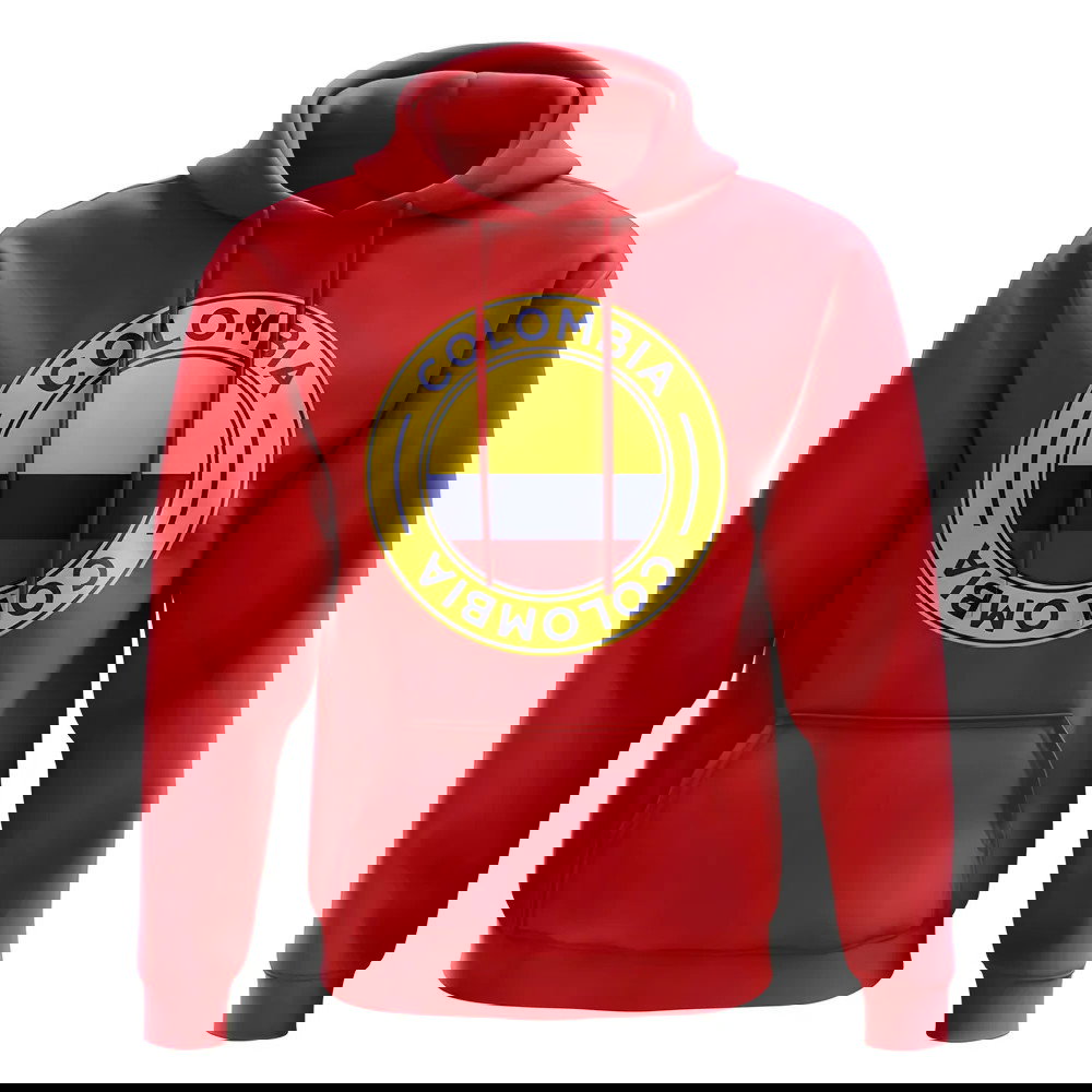 Colombia Football Badge Hoodie (Red)