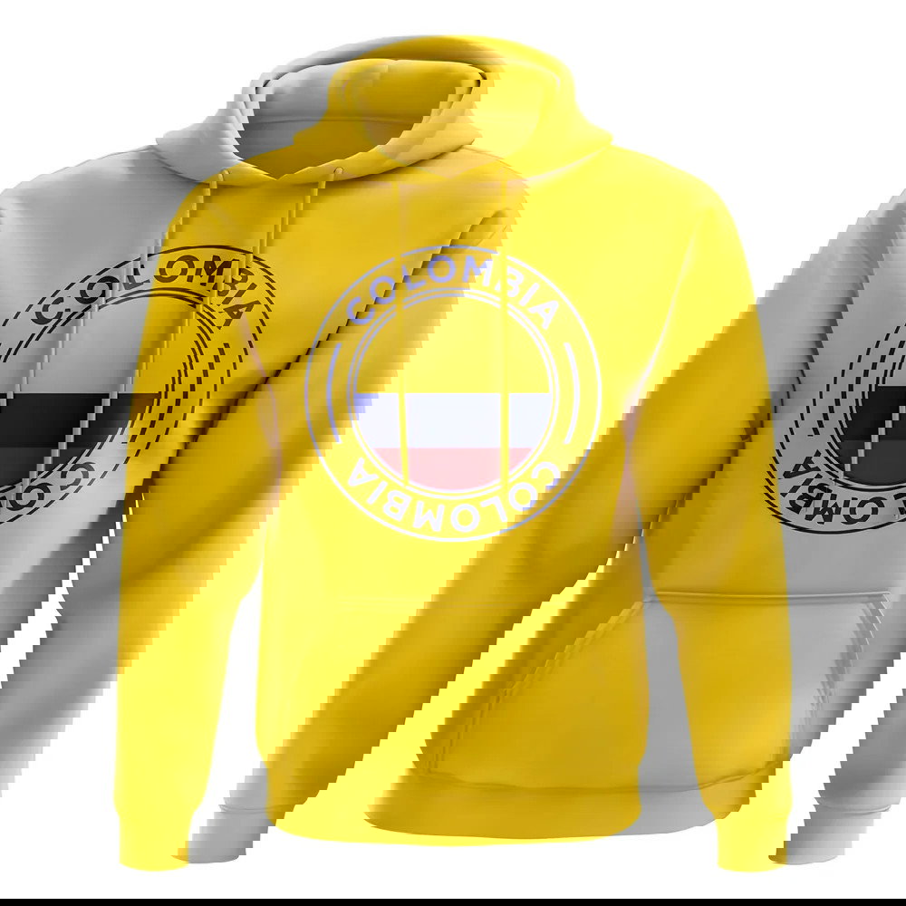 Colombia Football Badge Hoodie (Yellow)