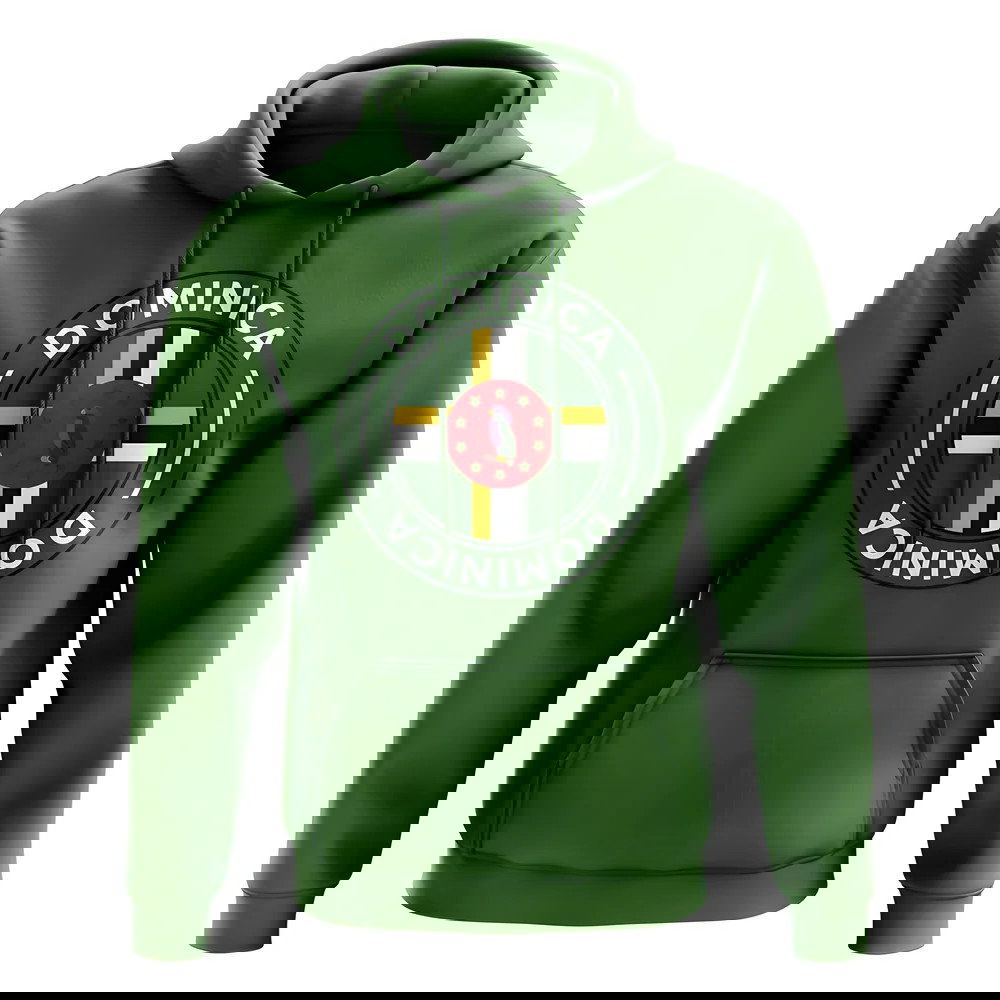 Dominica Football Badge Hoodie (Green)