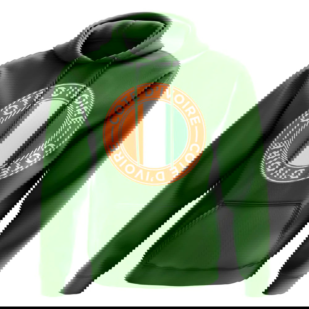 Côte d’Ivoire Football Badge Hoodie (Green)