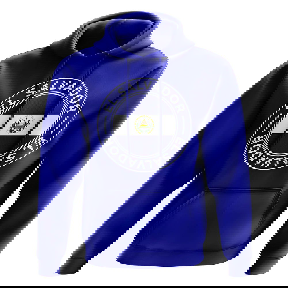 El Salvador Football Badge Hoodie (Royal)