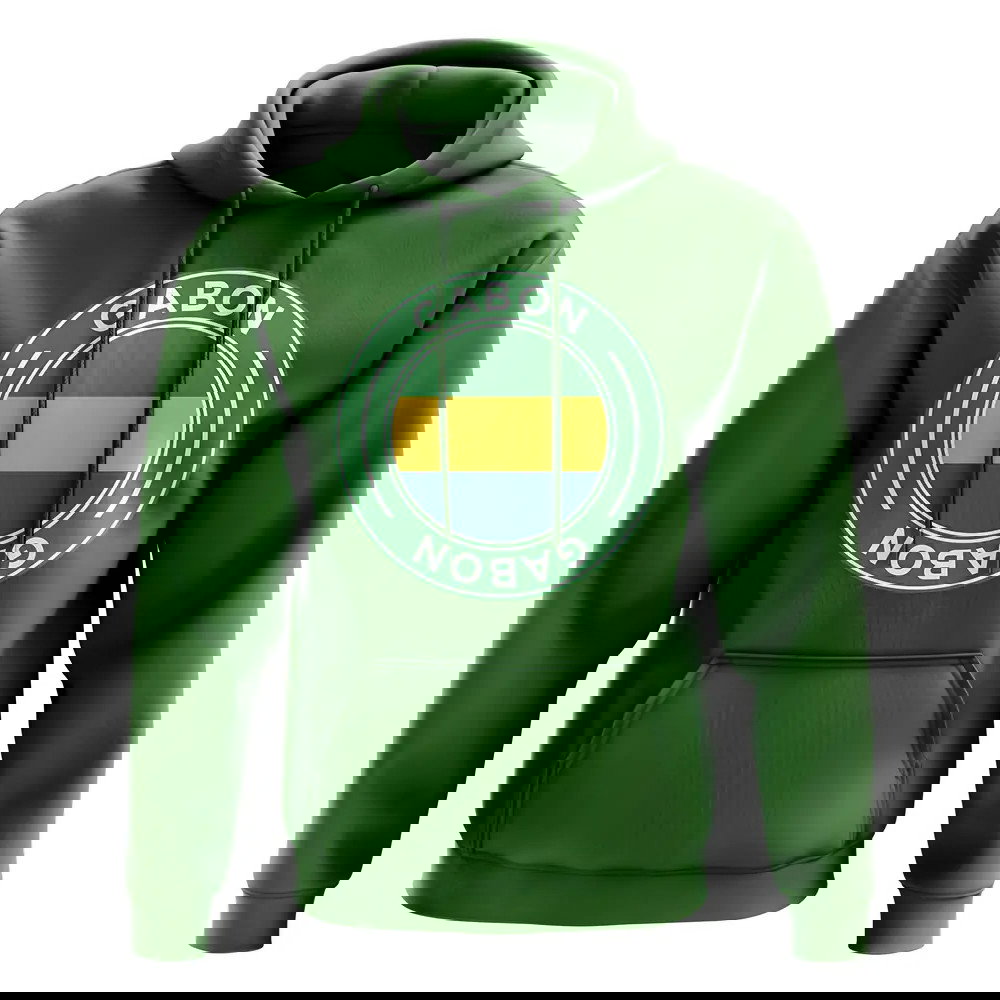 Gabon Football Badge Hoodie (Green)