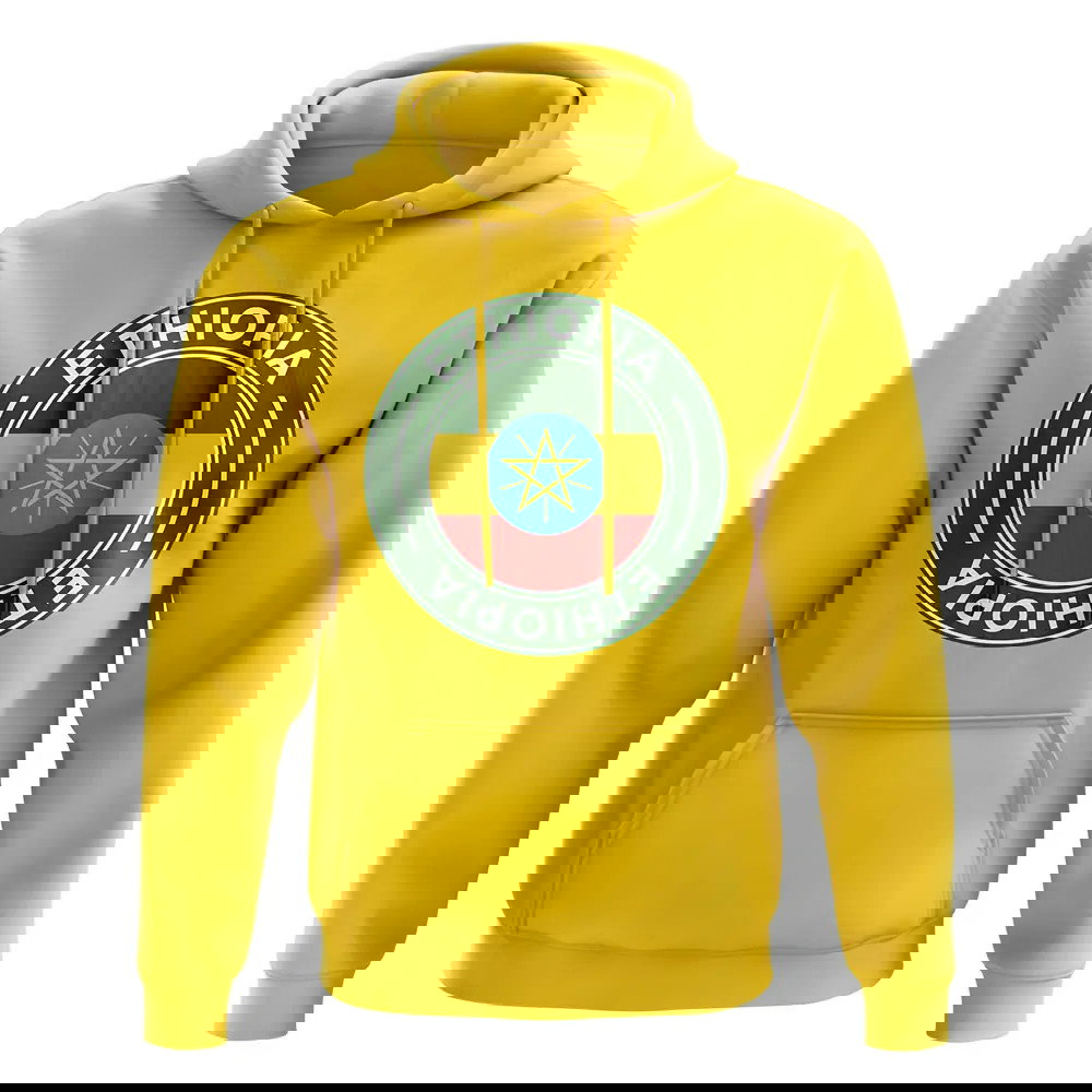 Ethiopia Football Badge Hoodie (Yellow)