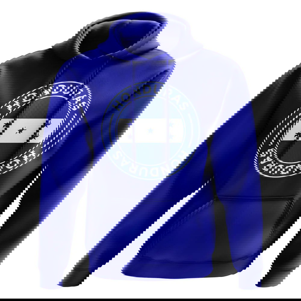 Honduras Football Badge Hoodie (Royal)