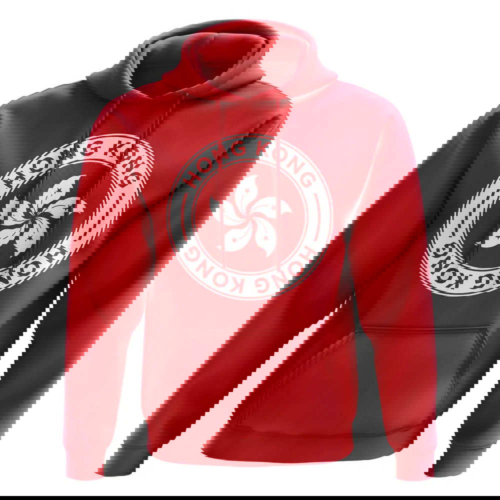 Hong Kong Football Badge Hoodie (Red)