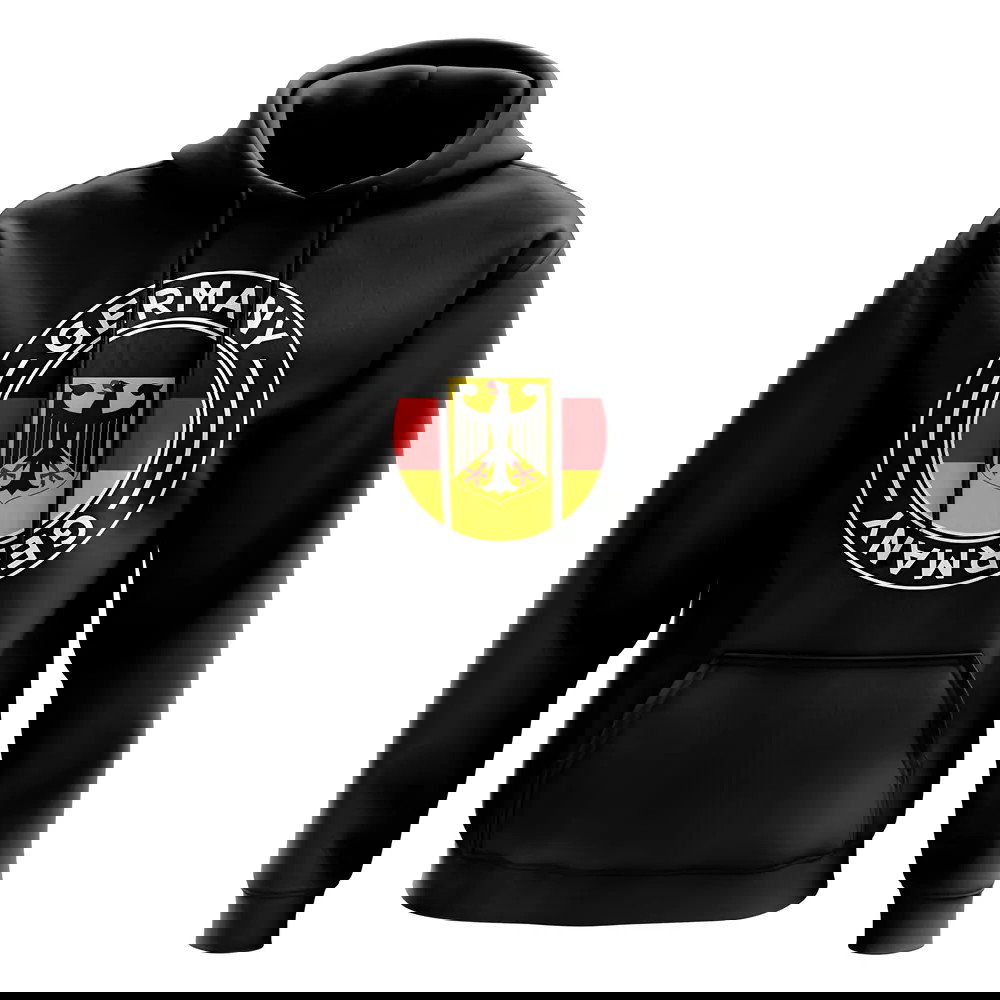 Germany Football Badge Hoodie (Black)