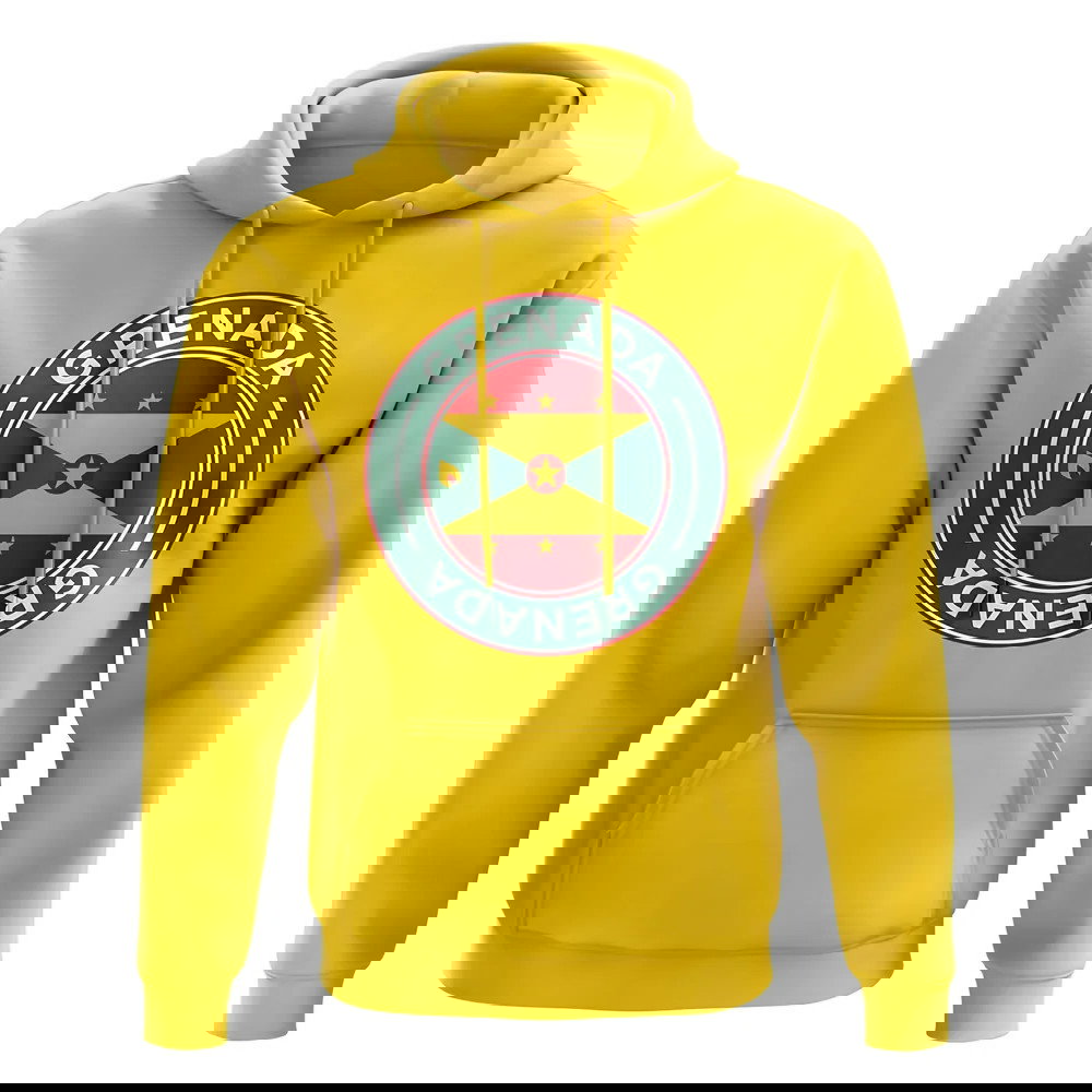 Grenada Football Badge Hoodie (Yellow)