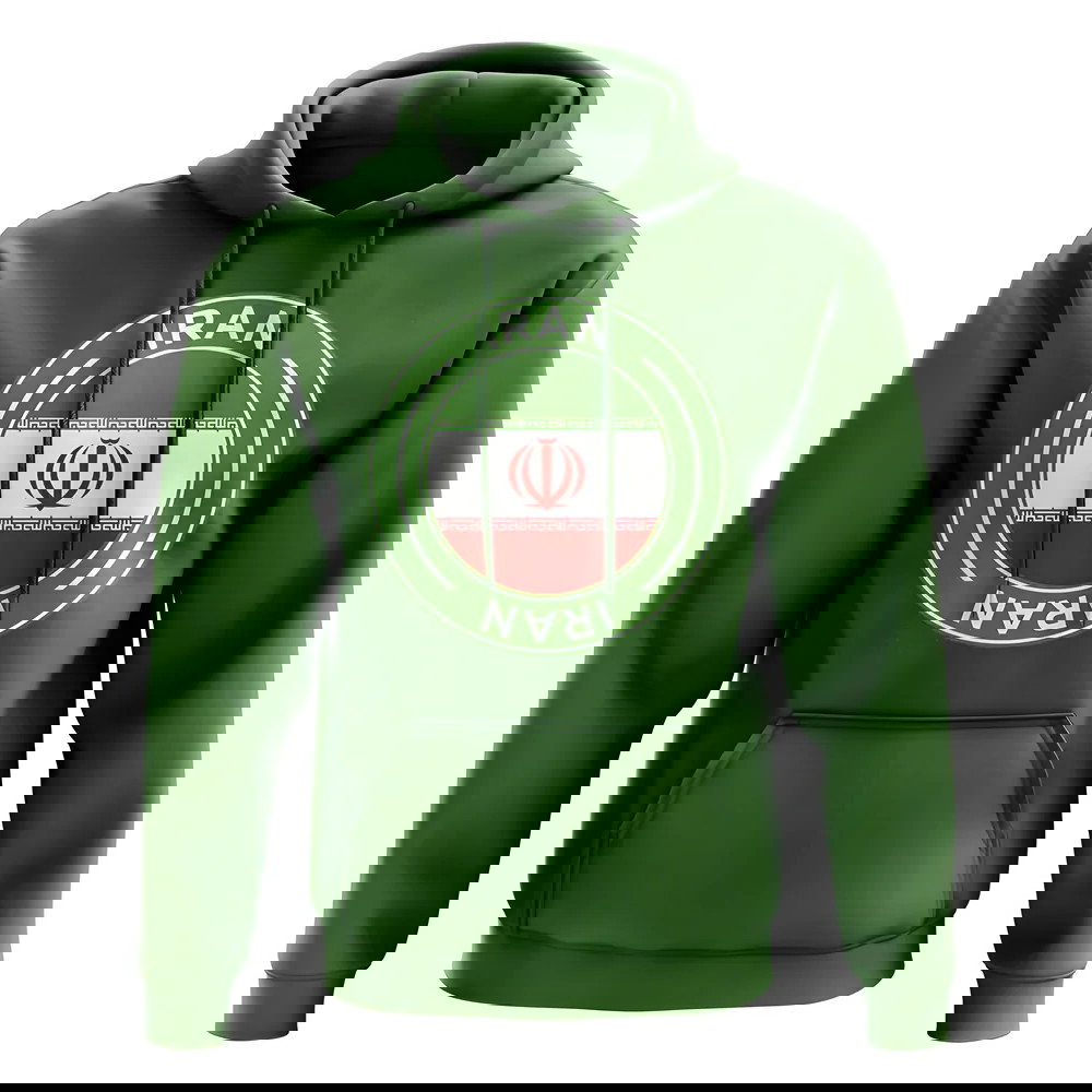 Iran Football Badge Hoodie (Green)