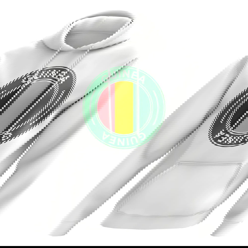 Guinea Football Badge Hoodie (White)