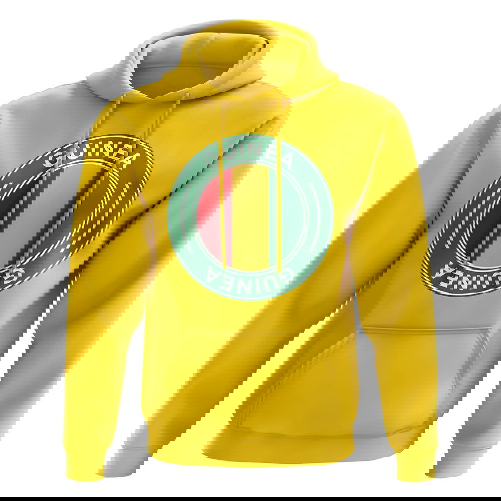 Guinea Football Badge Hoodie (Yellow)
