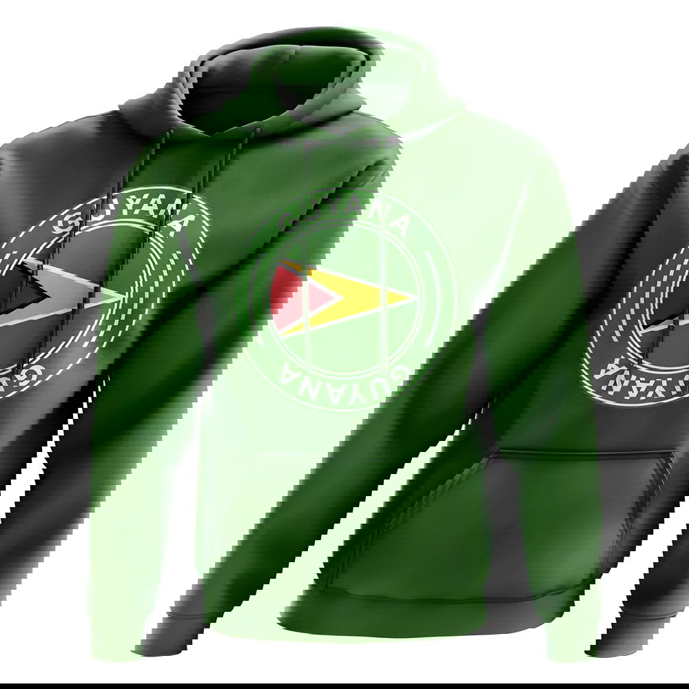 Guyana Football Badge Hoodie (Green)
