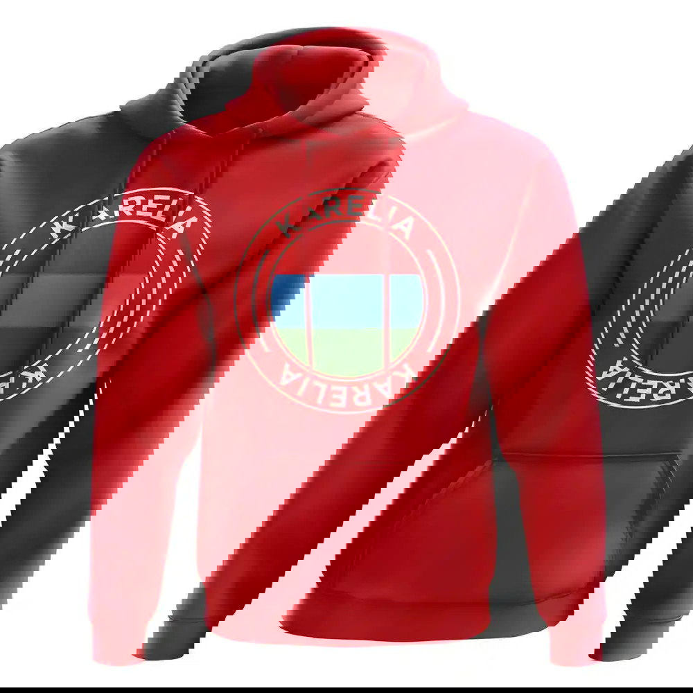 Karelia Football Badge Hoodie (Red)
