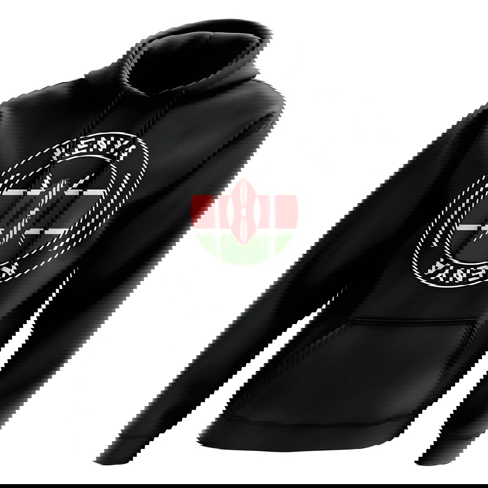 Kenya Football Badge Hoodie (Black)