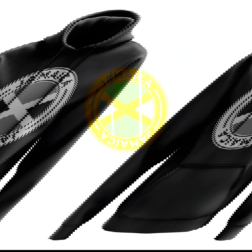 Jamaica Football Badge Hoodie (Black)