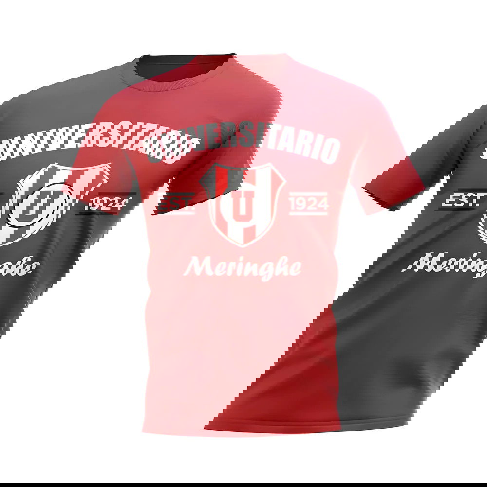 Universitario Established Football T-Shirt (Red)