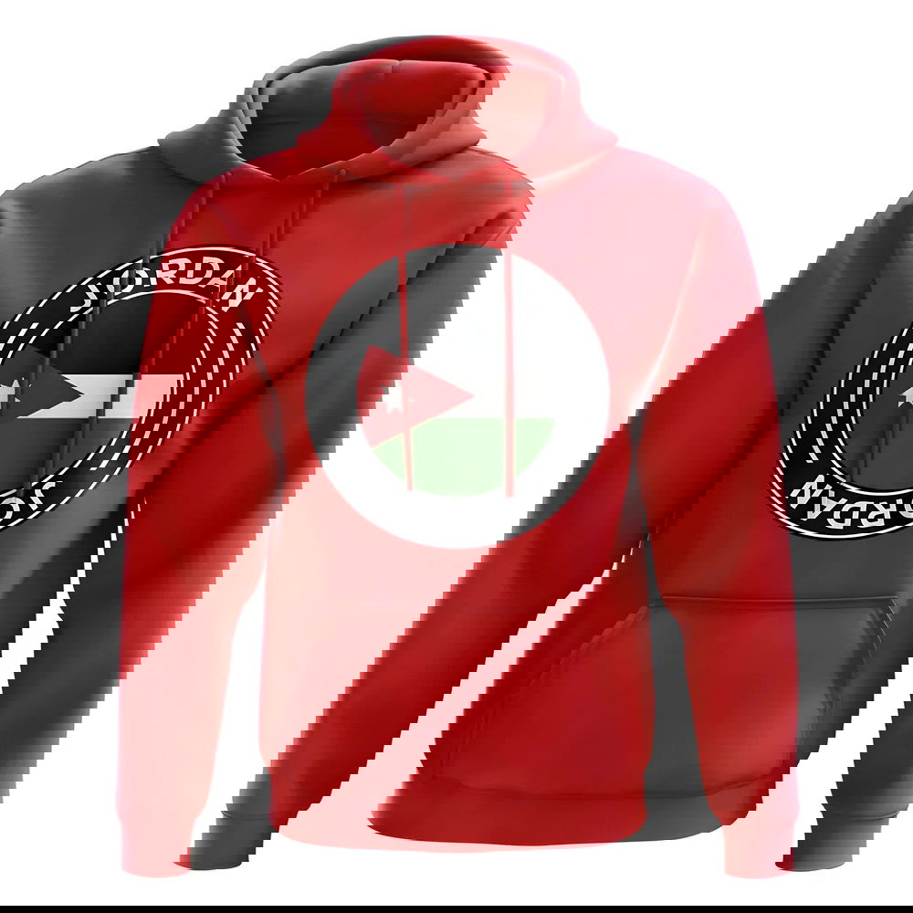 Jordan Football Badge Hoodie (Red)