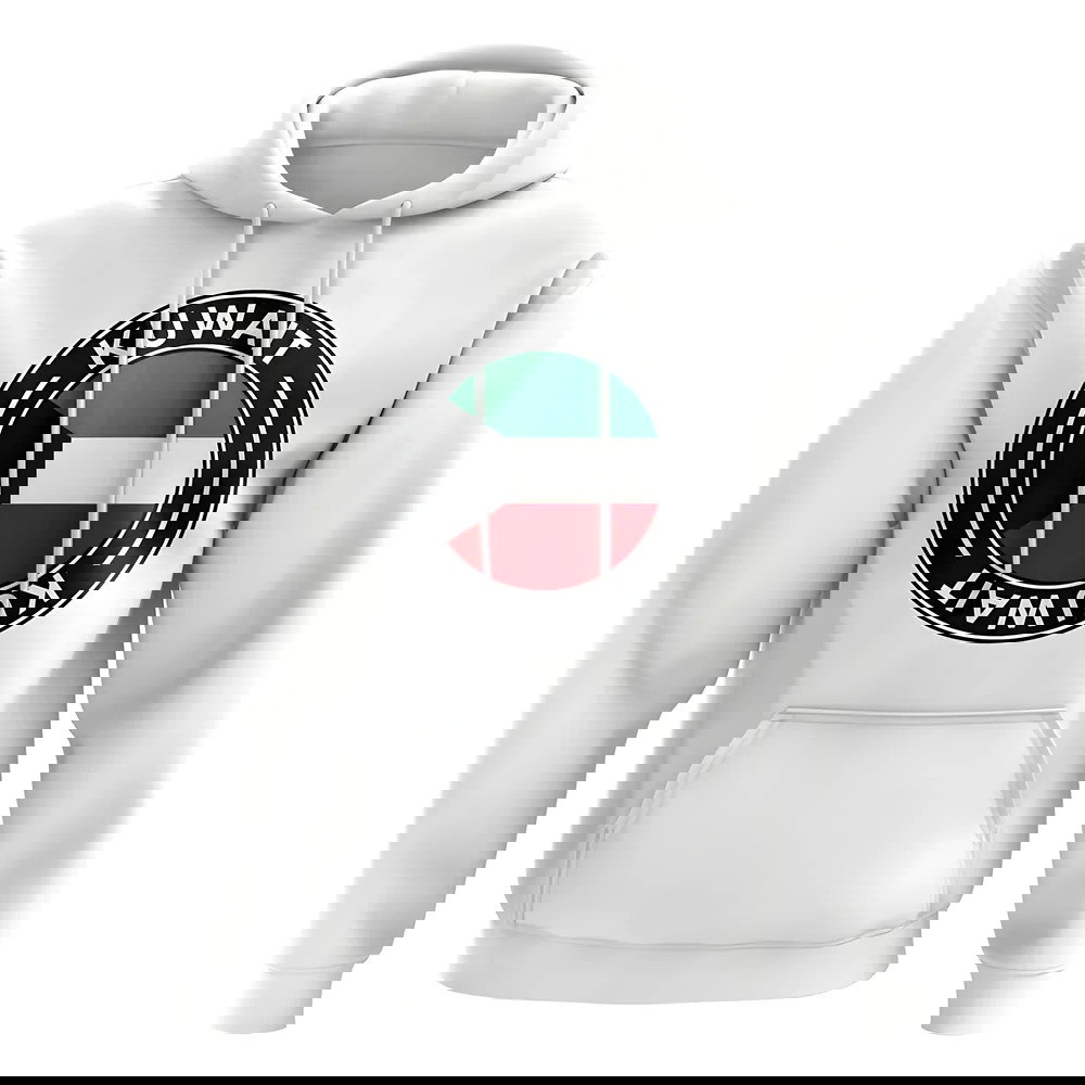 Kuwait Football Badge Hoodie (White)