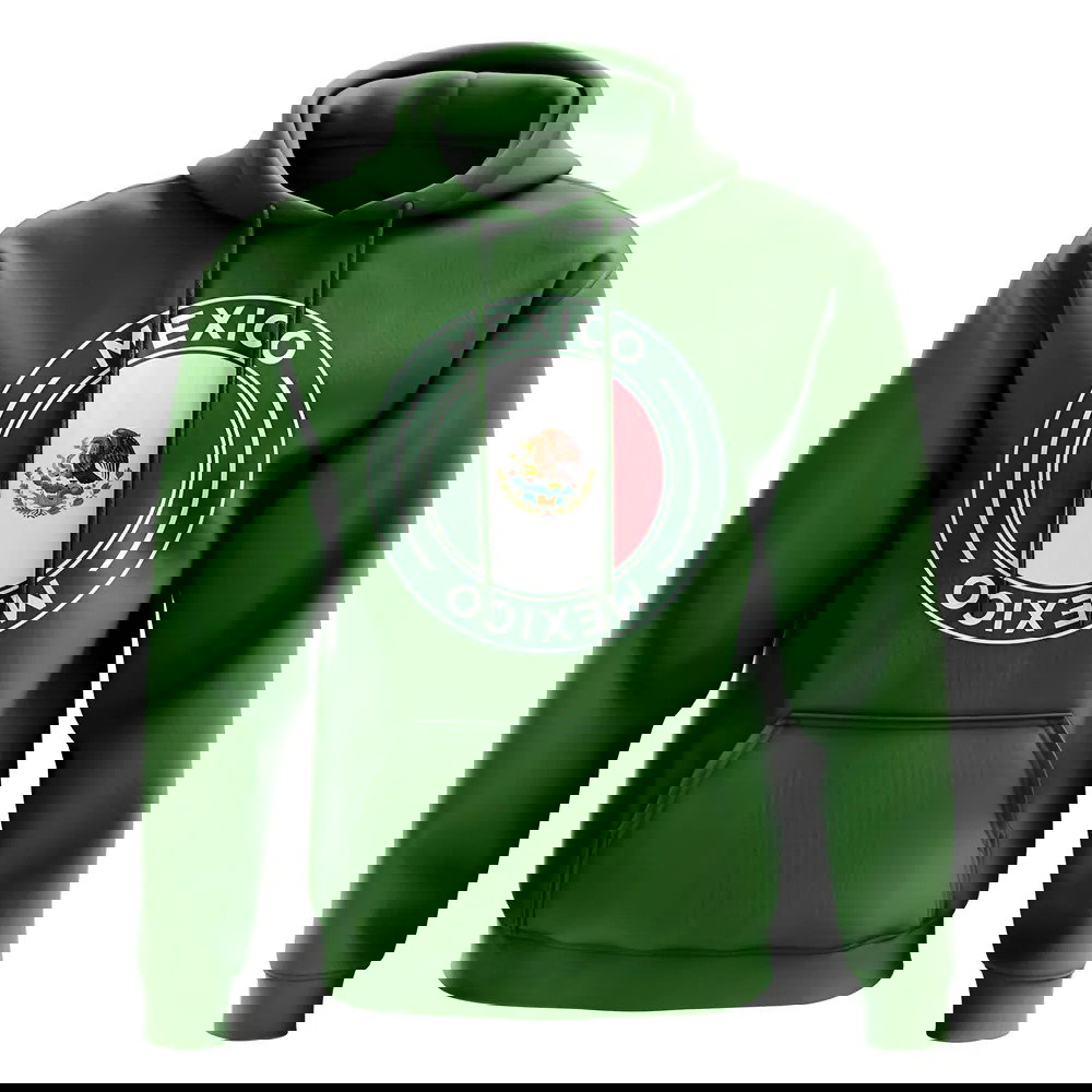 Mexico Football Badge Hoodie (Green)