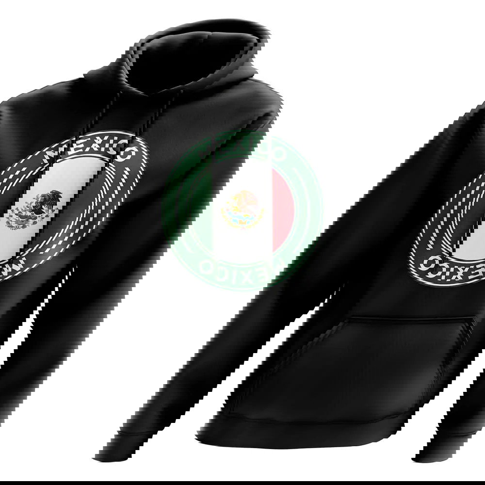 Mexico Football Badge Hoodie (Black)