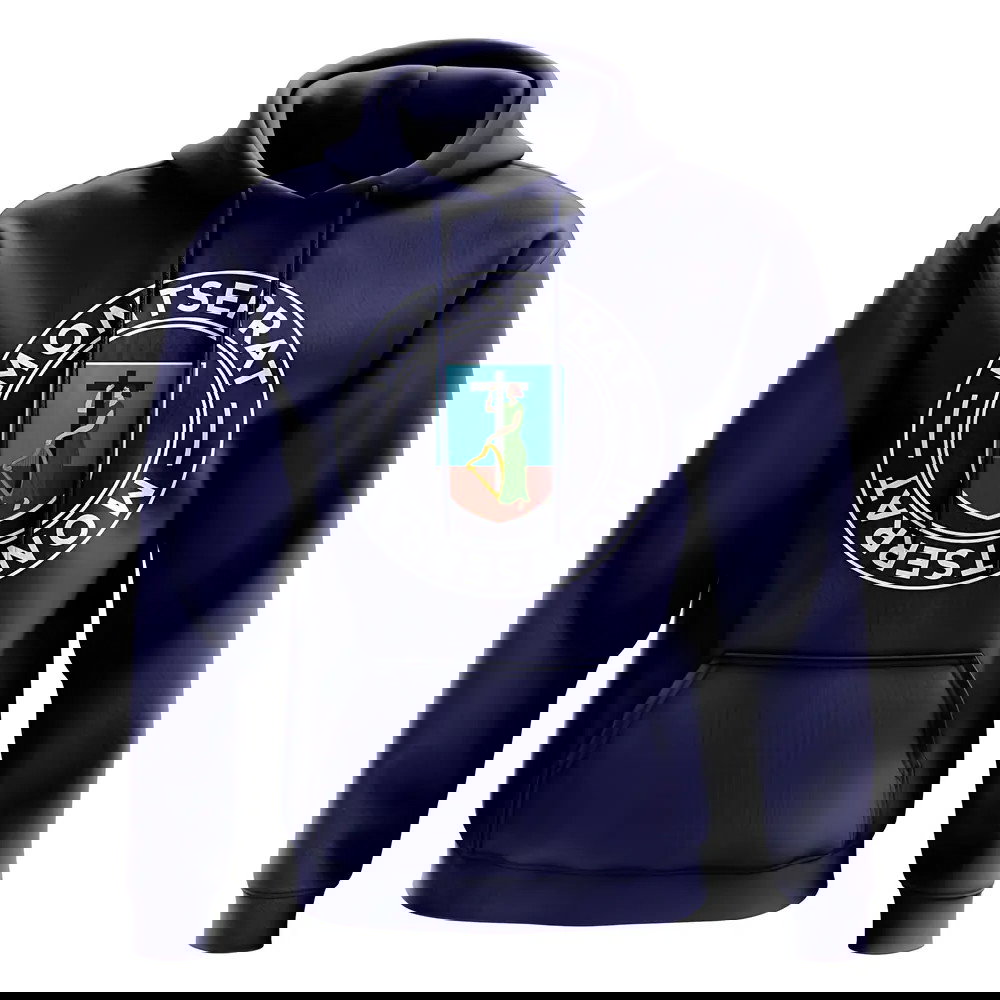 Montserrat Football Badge Hoodie (Navy)