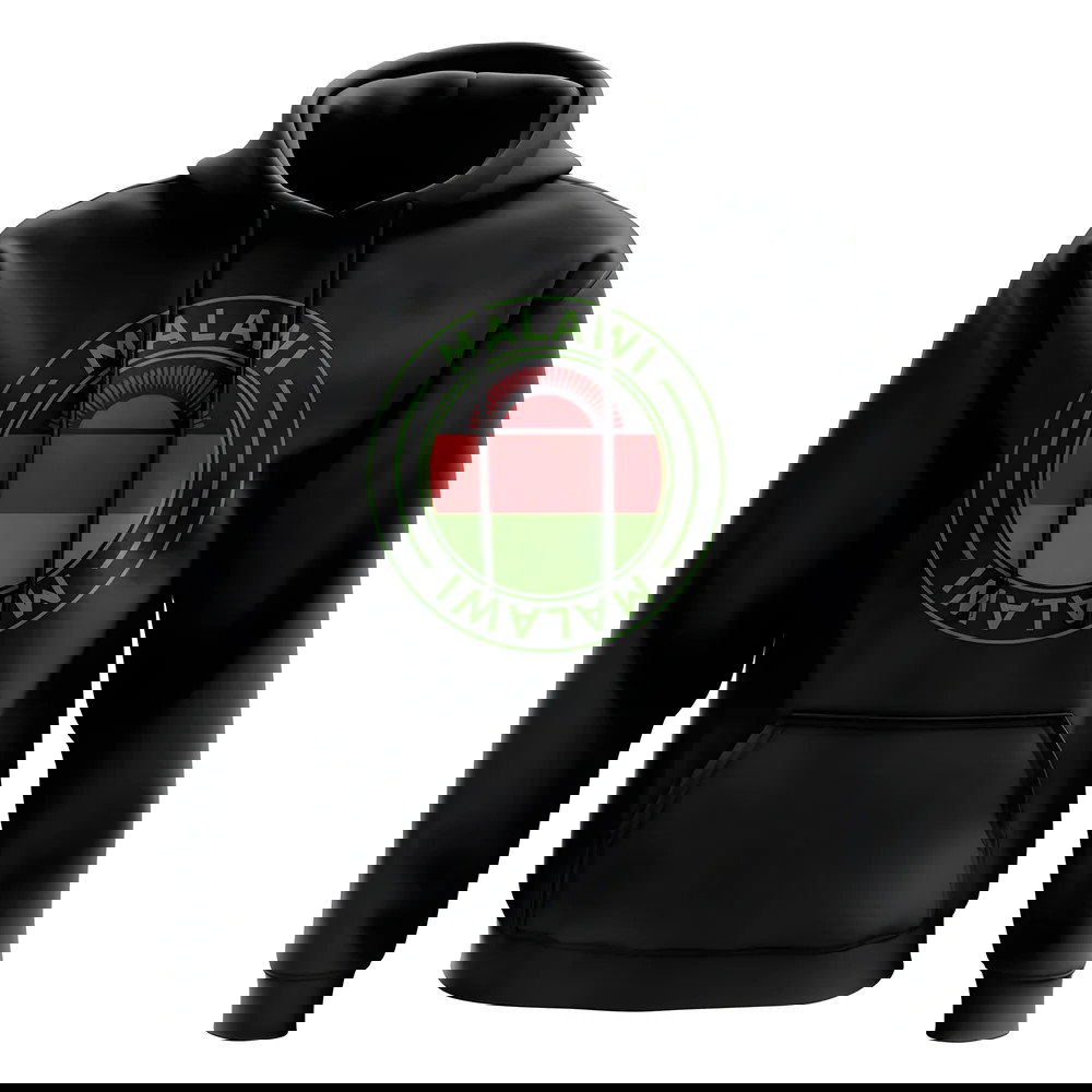 Malawi Football Badge Hoodie (Black)