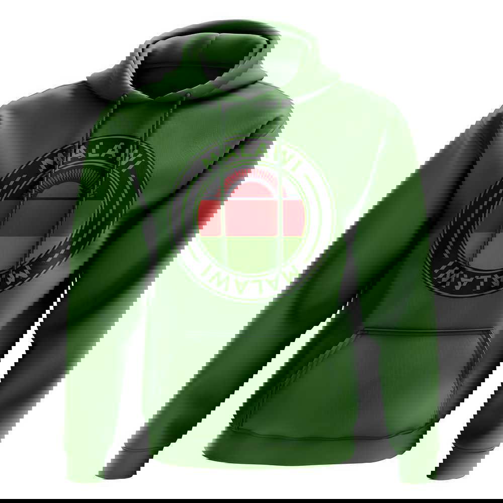 Malawi Football Badge Hoodie (Green)