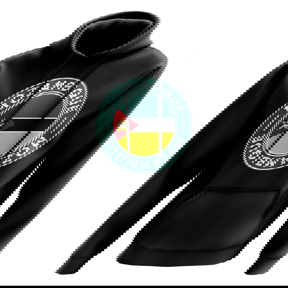 Mozambique Football Badge Hoodie (Black)