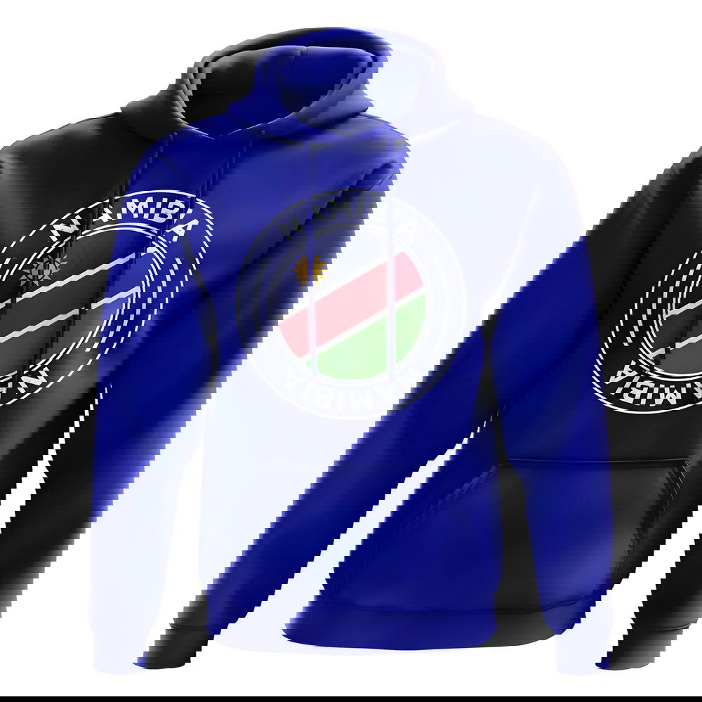 Namibia Football Badge Hoodie (Royal)