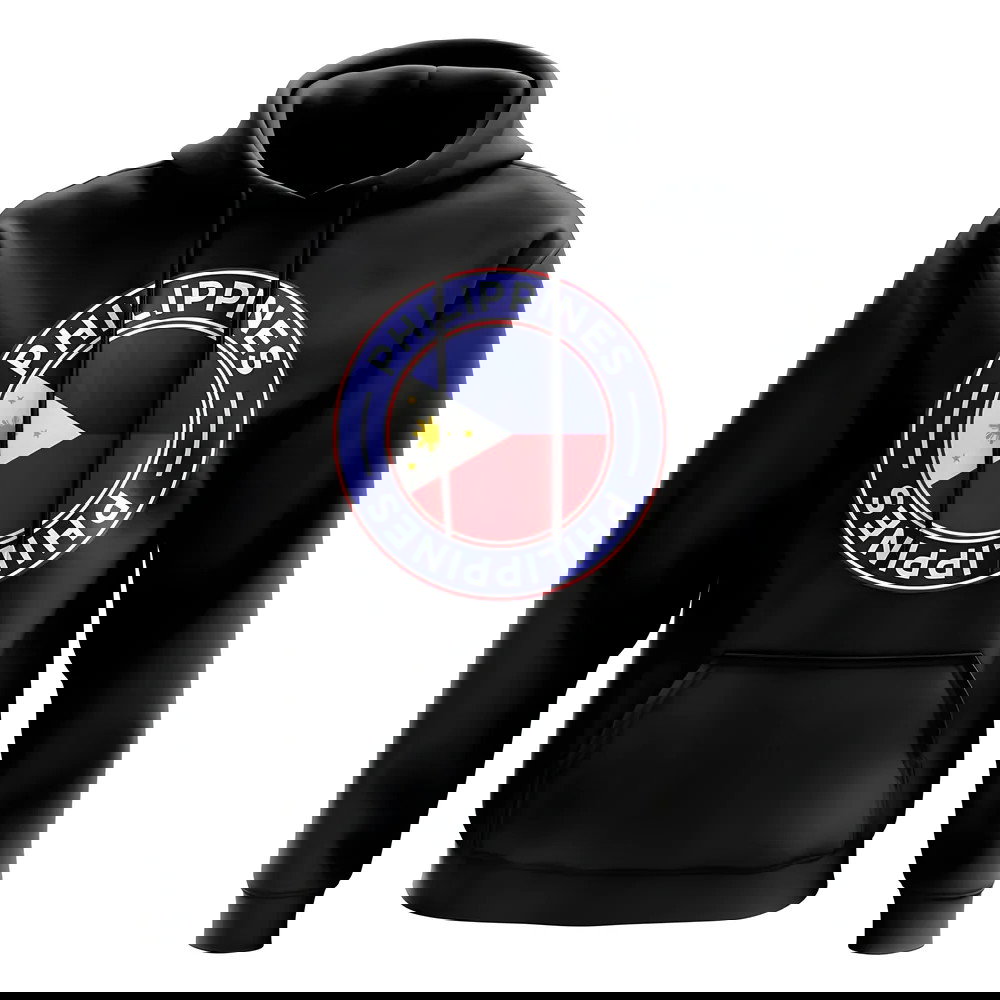 Philippines Football Badge Hoodie (Black)