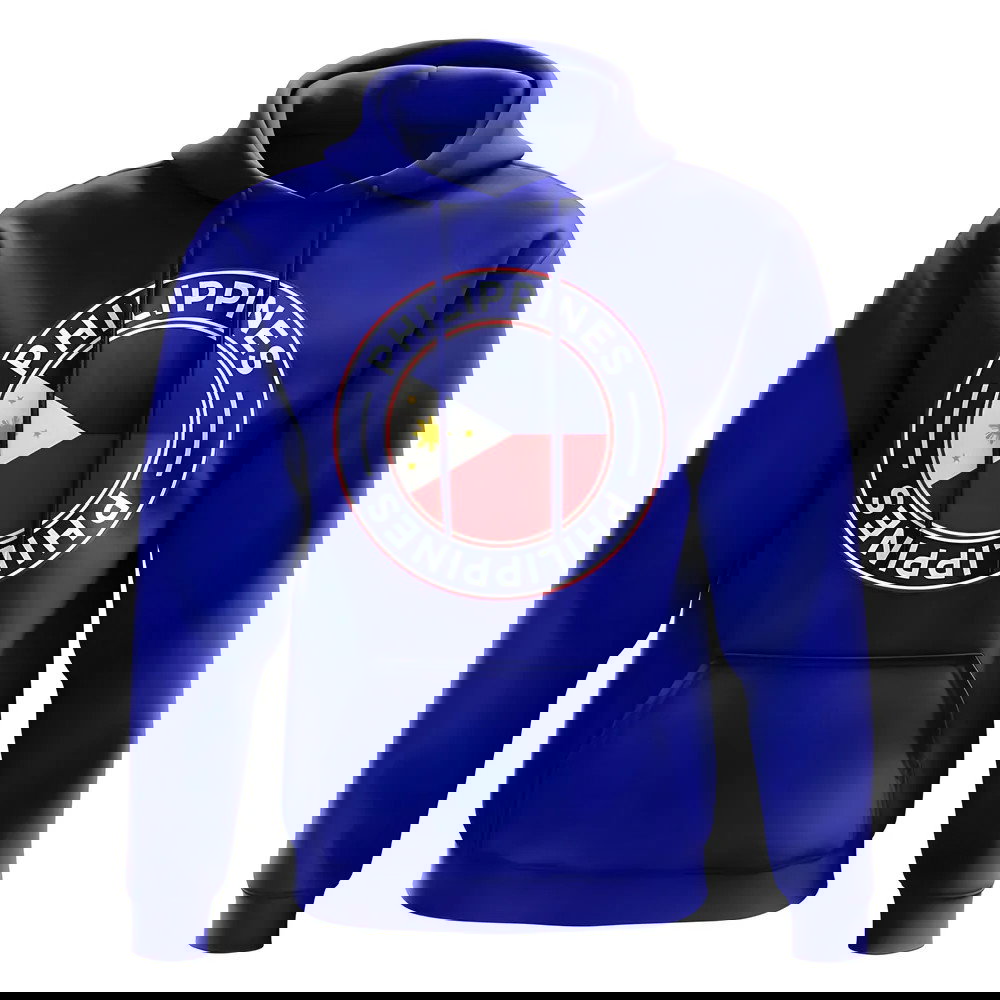 Philippines Football Badge Hoodie (Royal)