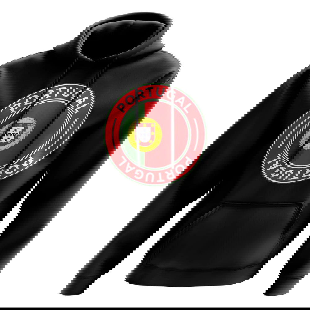 Portugal Football Badge Hoodie (Black)