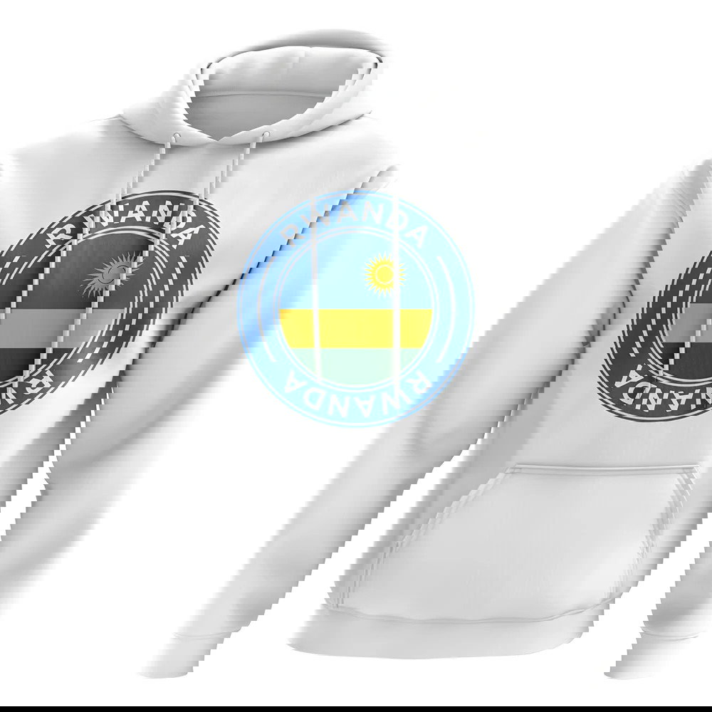 Rwanda Football Badge Hoodie (Sky)